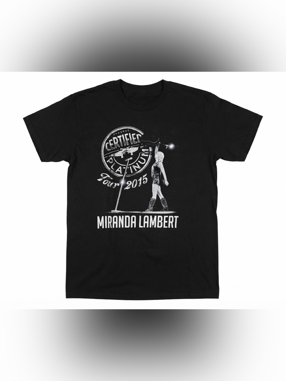 Miranda Lambert Certified Platinum Tour 2015 Concert Tee Band Shirt Adult Small
